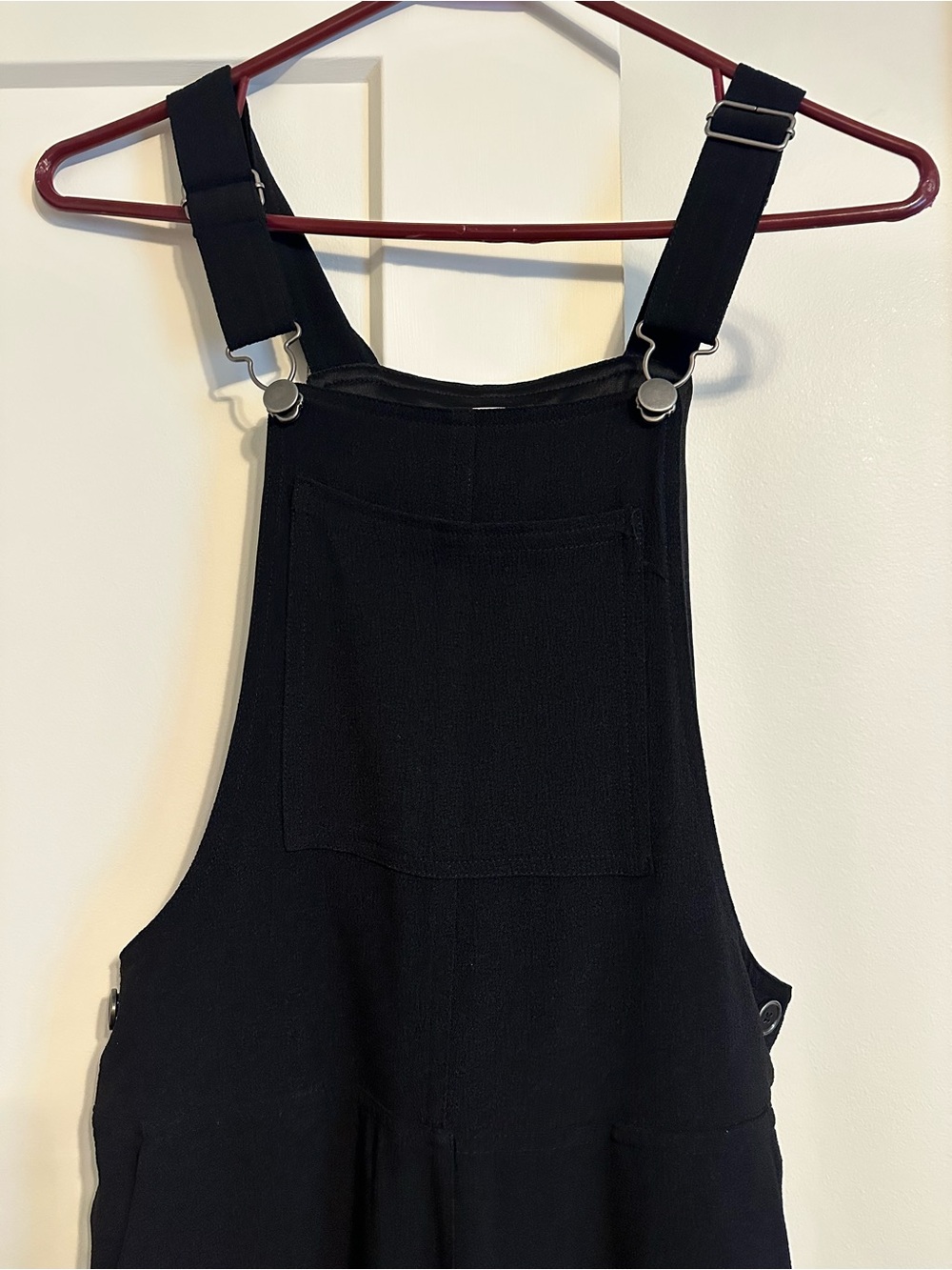 Xhilaration Black Wide-Leg Overalls Jumpsuit - Picture 2 of 5